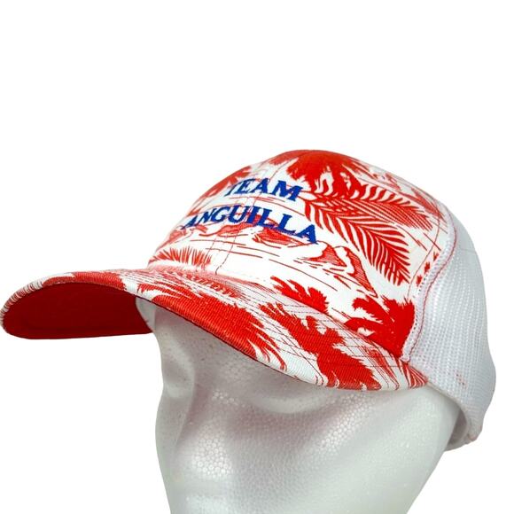 Richardson Team Anguilla Tropical Trucker Hat Cap Ball cap Island style Beach - Picture 3 of 7